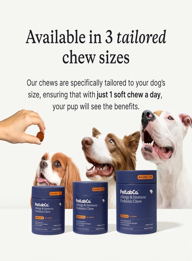 PetLab Co. Allergy & Immune Daily Probiotics for Dogs. Supports Yeast Production, Seasonal Allergies, Intermittent Itchiness, Gut & Digestive Health - 30 Chews for Small Dogs - Packaging May Vary - Image 4